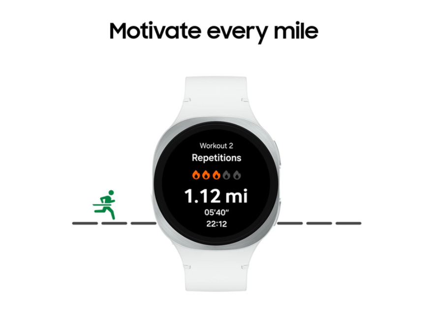 Galaxy Watch 8 44mm , Sport ,Graphite , Medium/Large , Bluetooth / Wifi