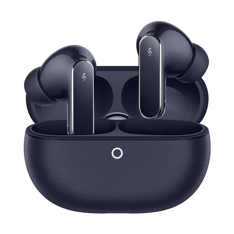 Huawei FreeBuds Pro 5 earphones with dual-engine active noise cancellation and sleek wireless design, IP57 water resistance.