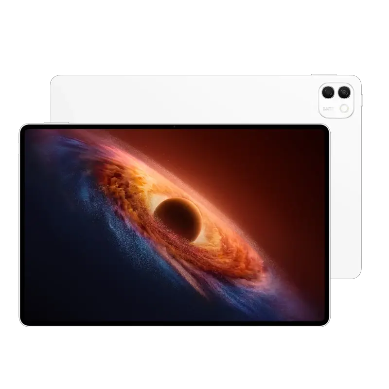 Honor Magic Pad 4+ tablet with keyboard and pen, 12.3-inch 3K OLED display, Snapdragon 8 Gen 5, 10100mAh battery, sleek design.