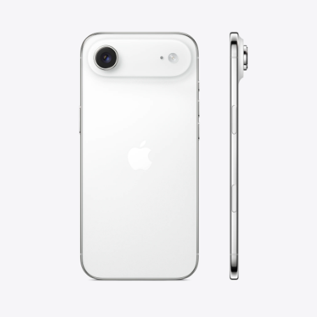 Apple iPhone 17 Air, "6.3″", Super Retina XDR OLED, Apple A19 (3 nm), 48 MP Dual Fusion (Main + Ultra Wide), iOS 26, Face ID & Center Stage (18 MP), Ceramic Shield 2 glass, N1 Networking Chip