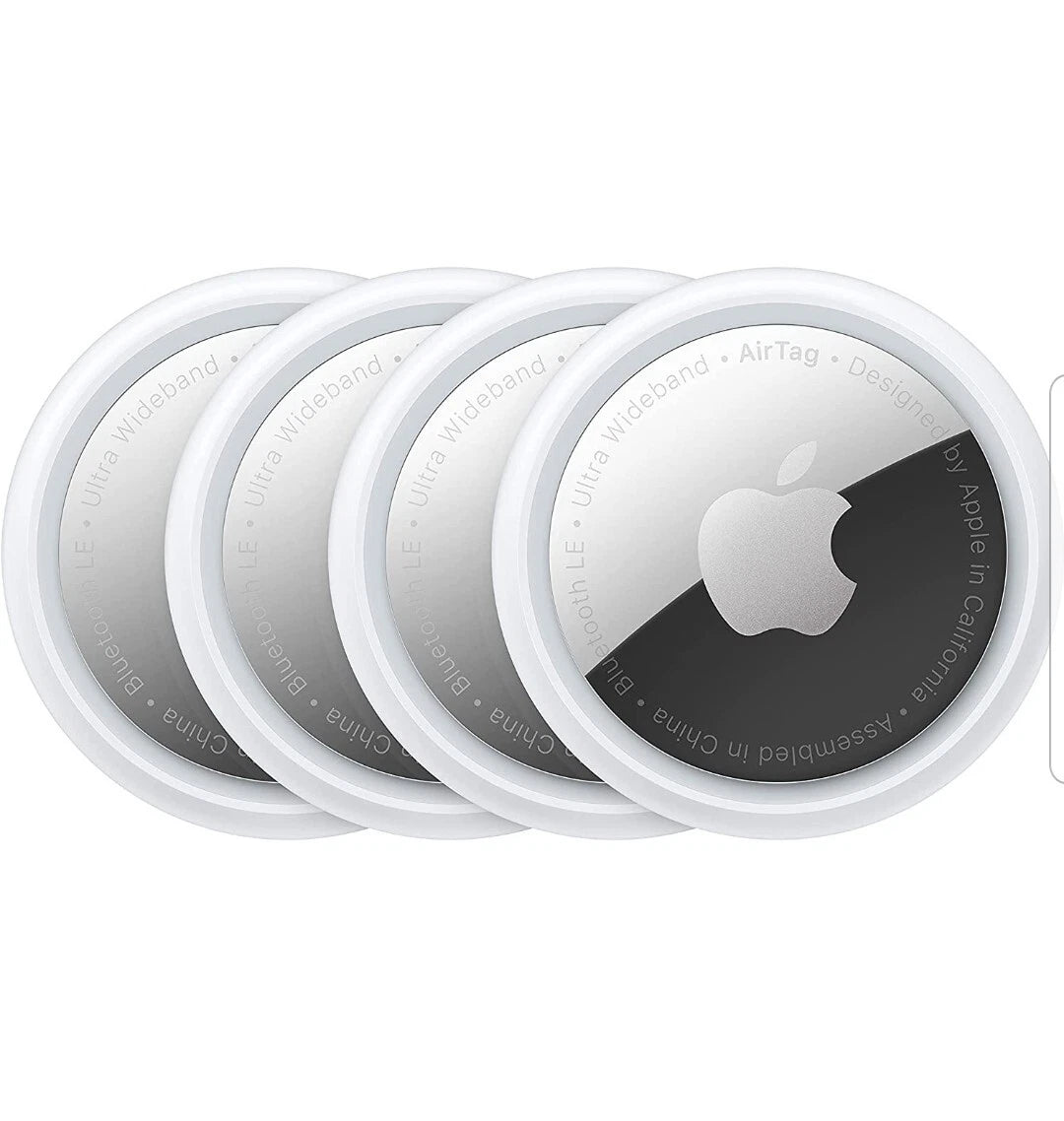 Apple AirTag 2nd Generation 2026 tracking device with sleek white design and keyring attachment, branded by Apple.