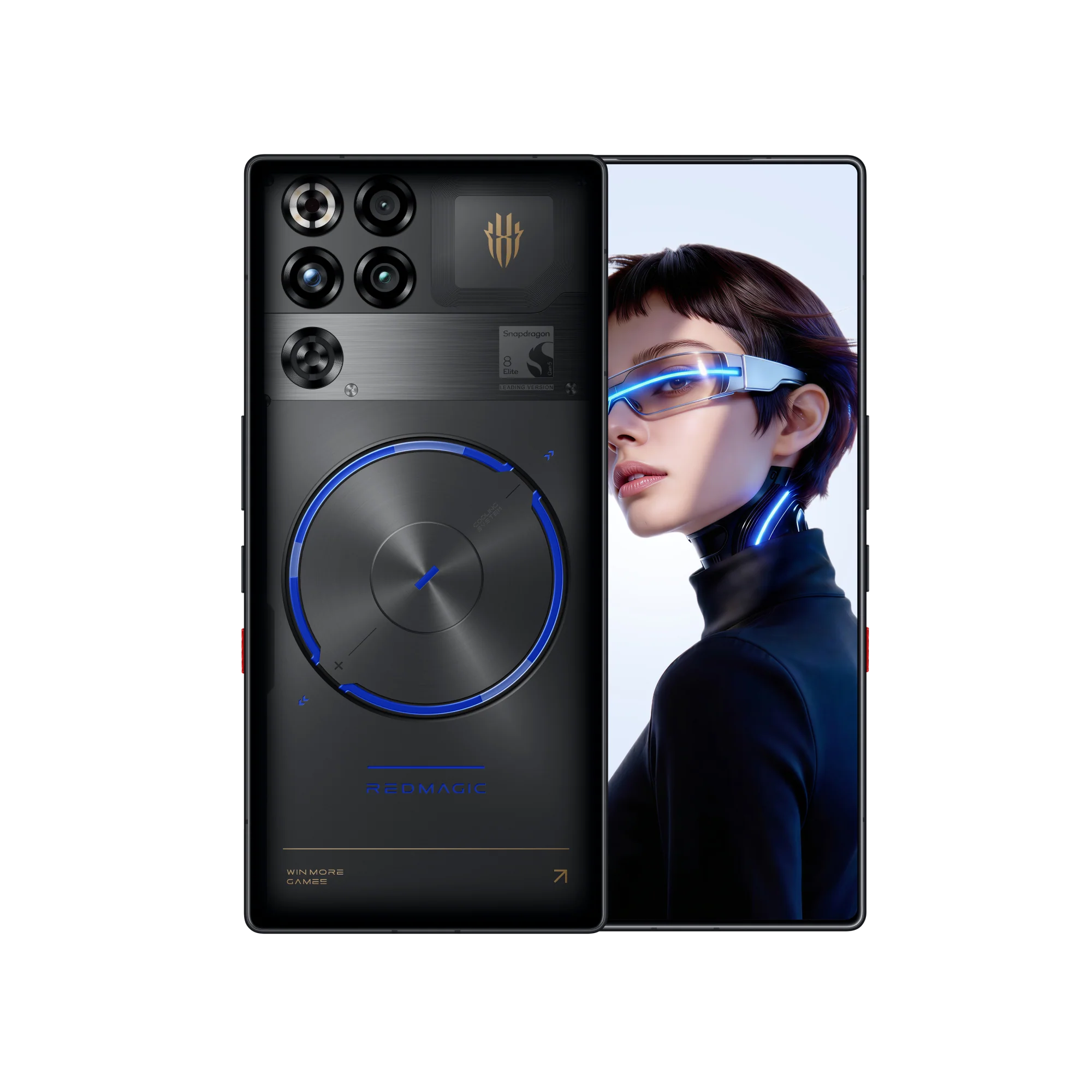 REDMAGIC 11S Pro 5G, 6.85" AMOLED 144Hz, Snapdragon 8 Elite Gen 5, 50MP + 50MP + 2MP Camera, 16MP Selfie Camera, 7500mAh Battery, 80W Fast Charging, Android 16, Bluetooth 5.4, IPX8