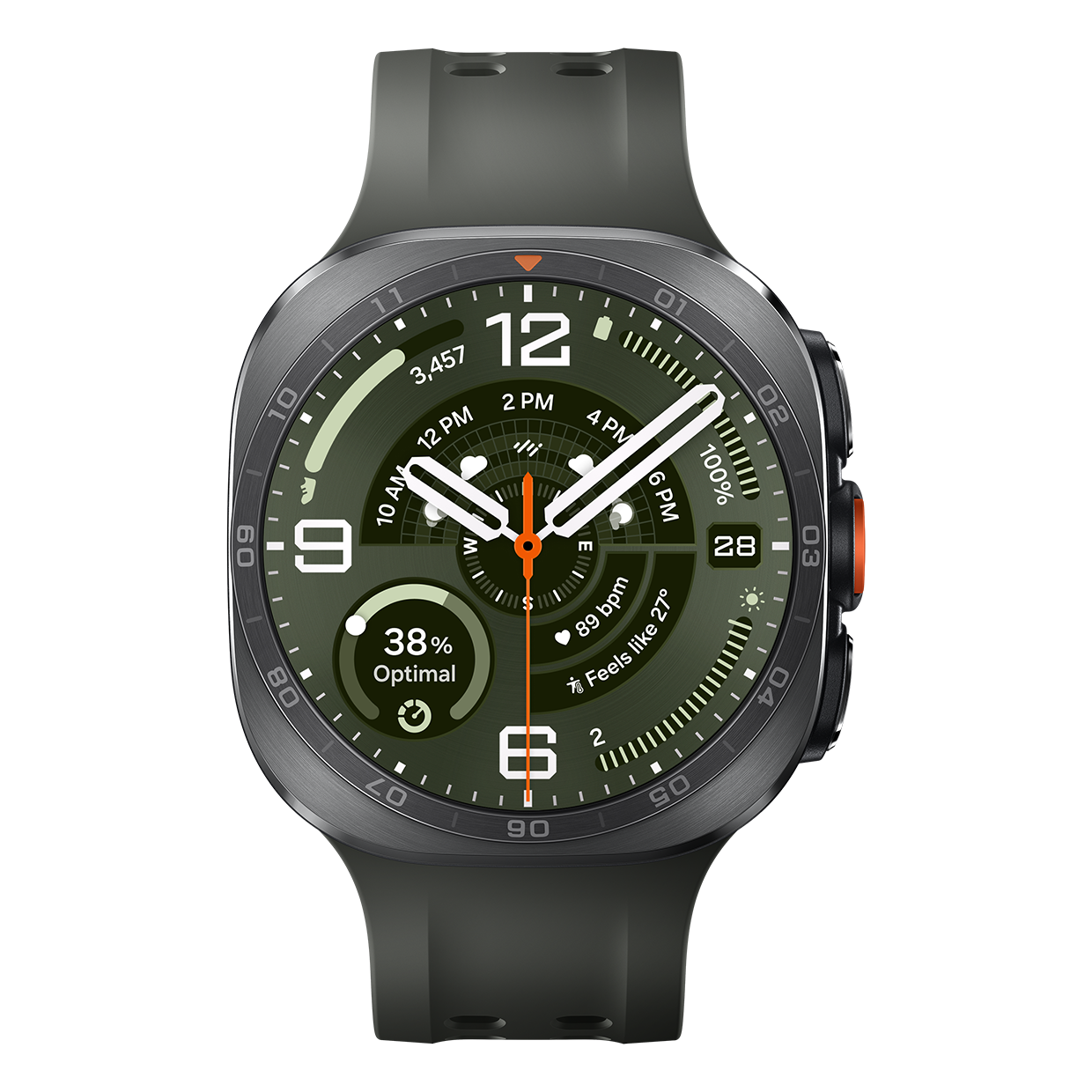 Samsung Galaxy Watch Ultra 2 47mm Smartwatch, AMOLED Display, Titanium Design, Built-in GPS, Bluetooth Calling, Advanced Health & Fitness Tracking, Water Resistant, Long-Lasting Battery