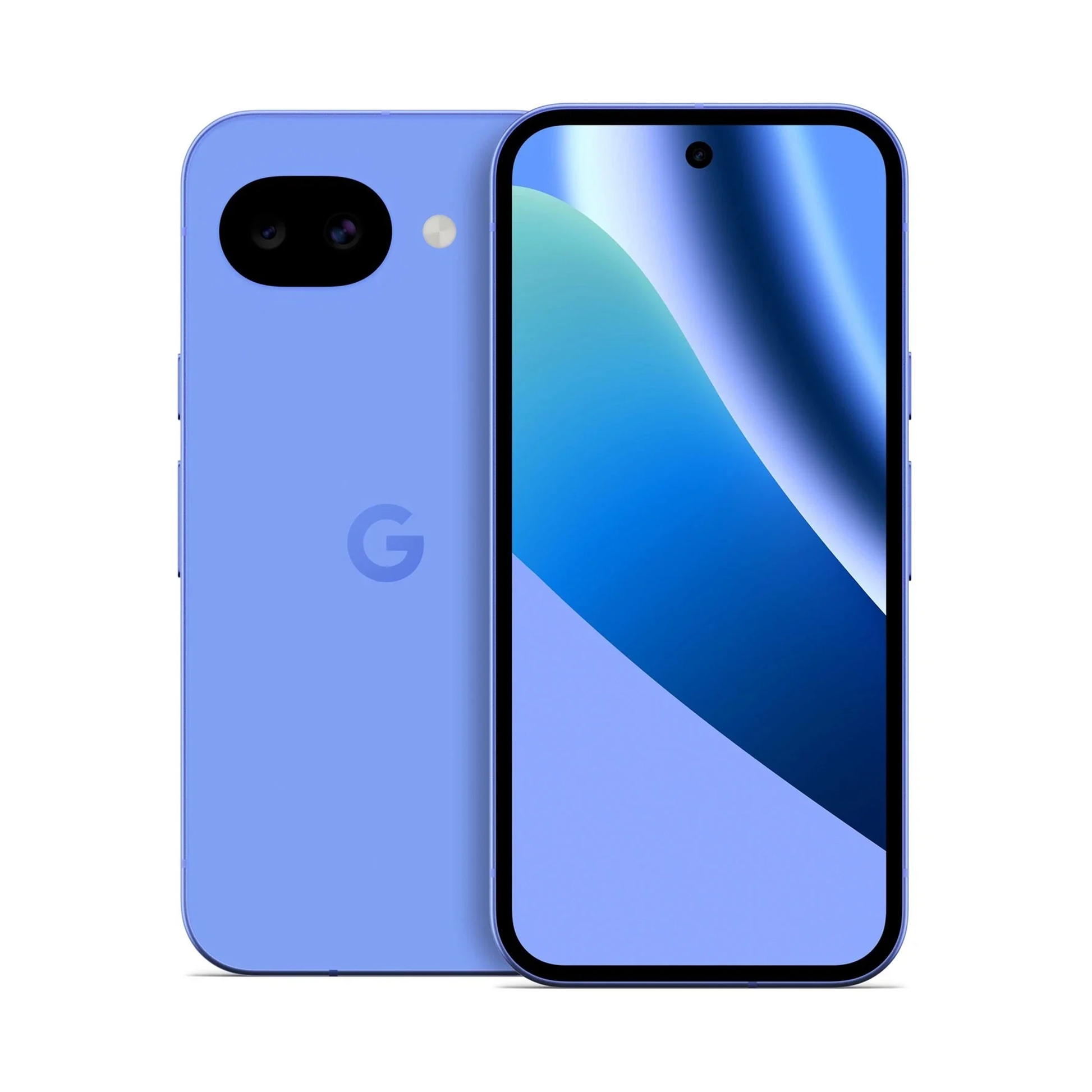 Google Pixel 10A 5G smartphone with 6.3-inch P-OLED HDR display, 48 MP camera, Google Tensor G4 chip, IP68 waterproof.
