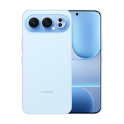 Honor 500 Pro smartphone with 6.55-inch OLED display, Snapdragon 8 Elite, 50MP camera, 8000mAh battery in blue color.