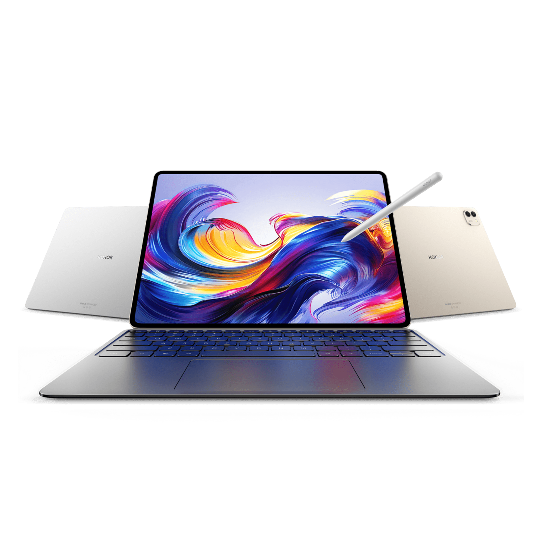 HONOR Magic Pad 3 + Keyboard + Pen, 13.3" LCD Display, 165Hz, HDR Vivid, Snapdragon 8 Gen 3 (4 nm), 66W wired - Smartkoshk Stores