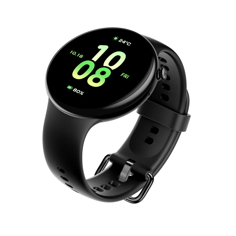Honor Watch Fit smartwatch with a sleek display, showcasing fitness tracking features and a 23-day battery life.