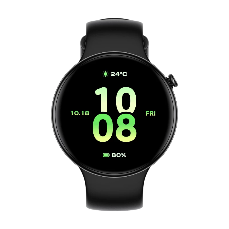 Honor Watch Fit smartwatch with a sleek display, tracking fitness stats and 23-day battery life, shown on a wrist.