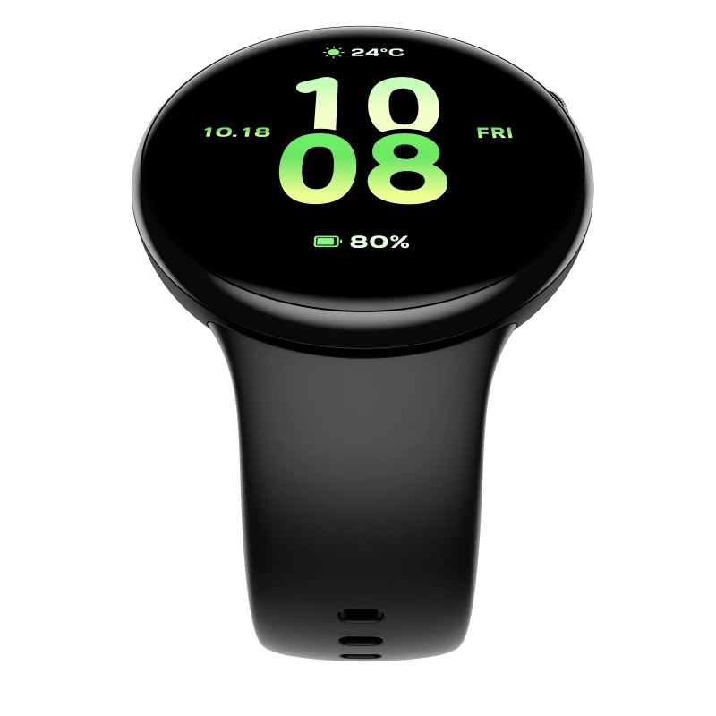 Honor Watch Fit active smartwatch displaying fitness tracking and 23-day battery life on a sleek screen.