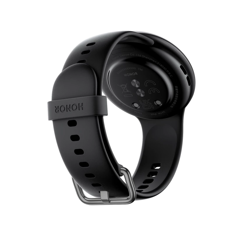 Honor Watch Fit active smartwatch with 23-day battery life, featuring a sleek display and fitness tracking functions.