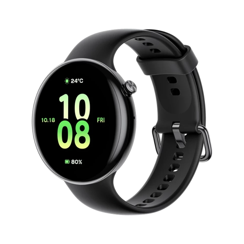 Honor Watch Fit active smartwatch with 23-day battery life, displaying fitness tracking and a sleek digital screen.