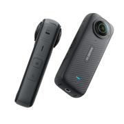 Insta360 X4 8k Waterproof 360 Action Camera, 4K Wide-Angle Video, Invisible Selfie Stick Effect, Removable Lens Guards, 135 Min Battery Life, AI Editing, Stabilization, for Sports, Travel, Outdoor