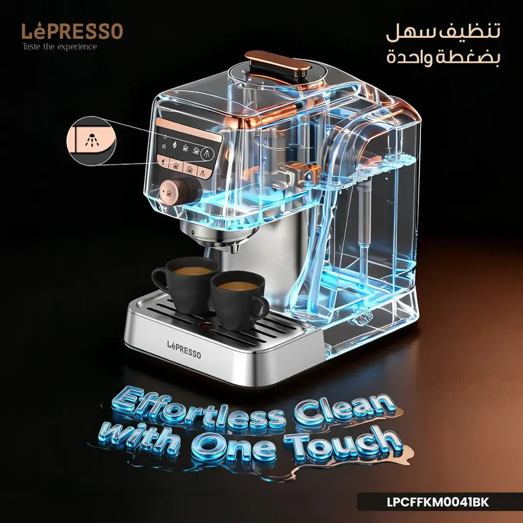 Lepresso KaveMystique Automatic Turkish Coffee Maker with Self-Cleaning Function - Black