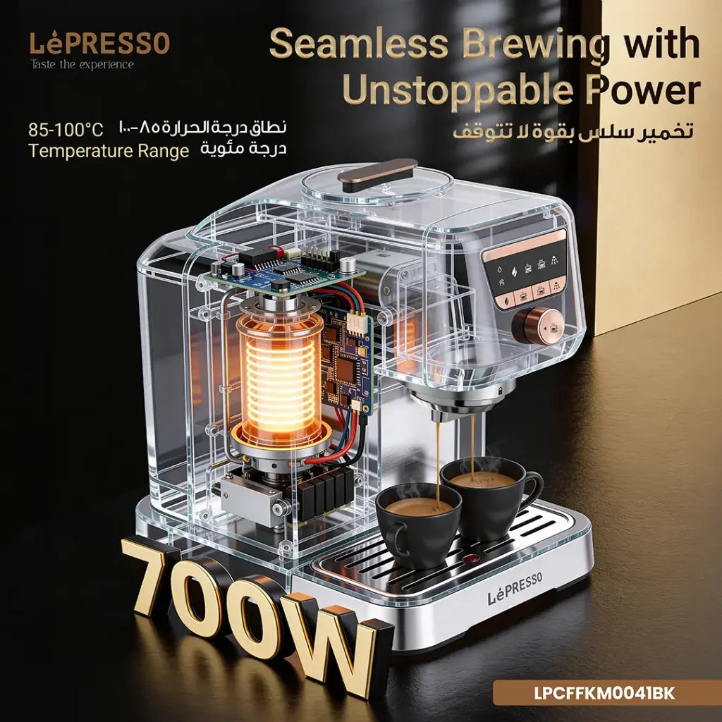 Lepresso KaveMystique Automatic Turkish Coffee Maker with Self-Cleaning Function - Black