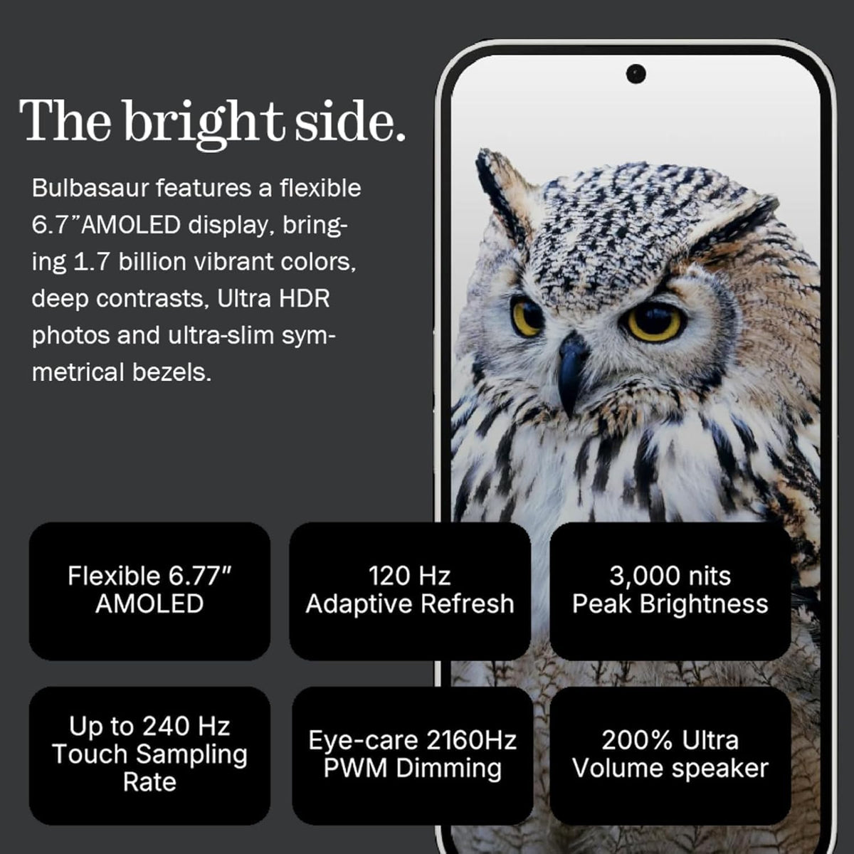 Nothing CMF Phone 2 Pro 6.77" AMOLED, 1B colors, 120Hz, HDR10+, Dimensity 7300 Pro (4 nm), 50 MP, f/1.9 Camera, IP54