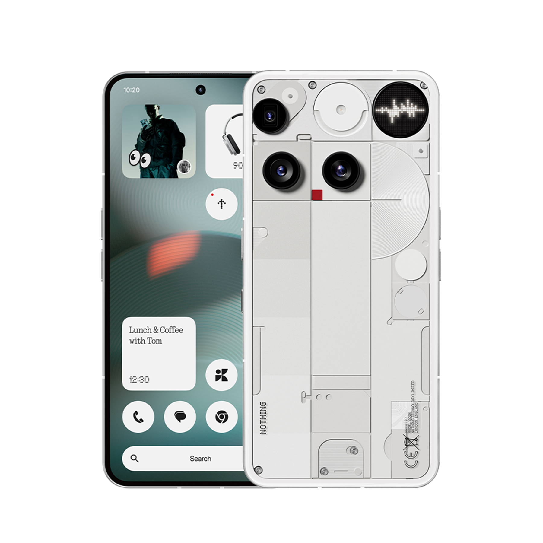 Nothing phone 3 5G, Android 15, Snapdragon 8s Gen4, 50MP,  AMOLED Display, 5150mAh, Glyph Interface