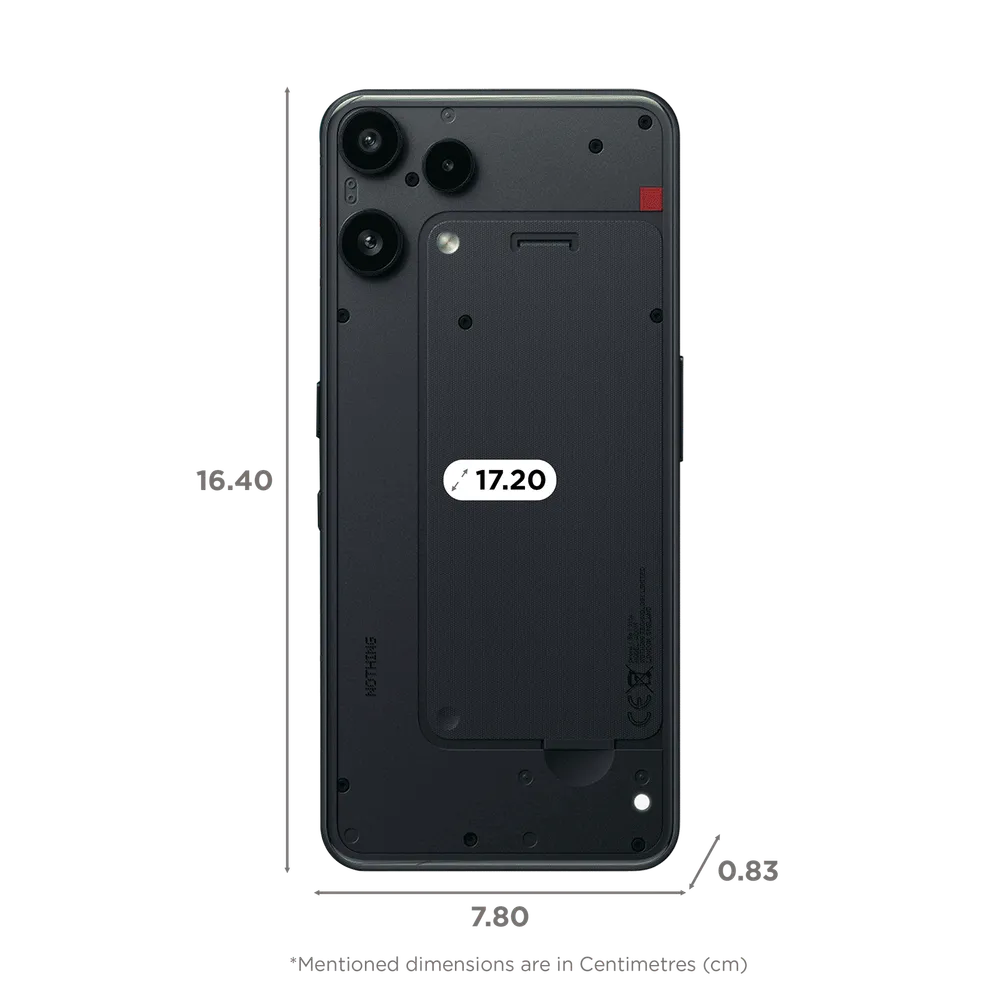 Nothing Phone (3a) Lite 6.77" AMOLED, 1B colors, 120Hz, Dimensity 7300 Pro (4 nm), 50 MP, f/1.9 Camera, IP54