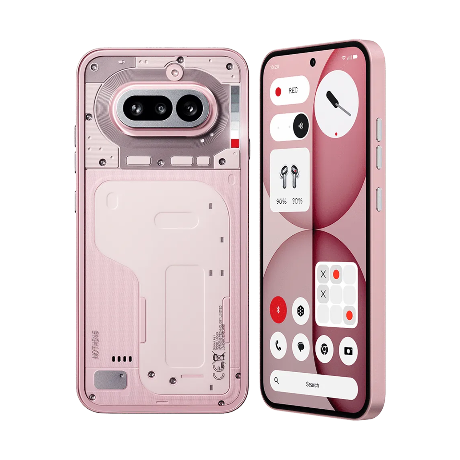 Nothing Phone 4a 5G smartphone with pink back, 6.78-inch AMOLED display, 50 MP camera, Snapdragon 7s Gen 4, HDR10+