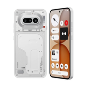 Nothing Phone 4a 5G smartphone with 6.78-inch AMOLED display, 50 MP camera, Snapdragon 7s Gen 4, white color.