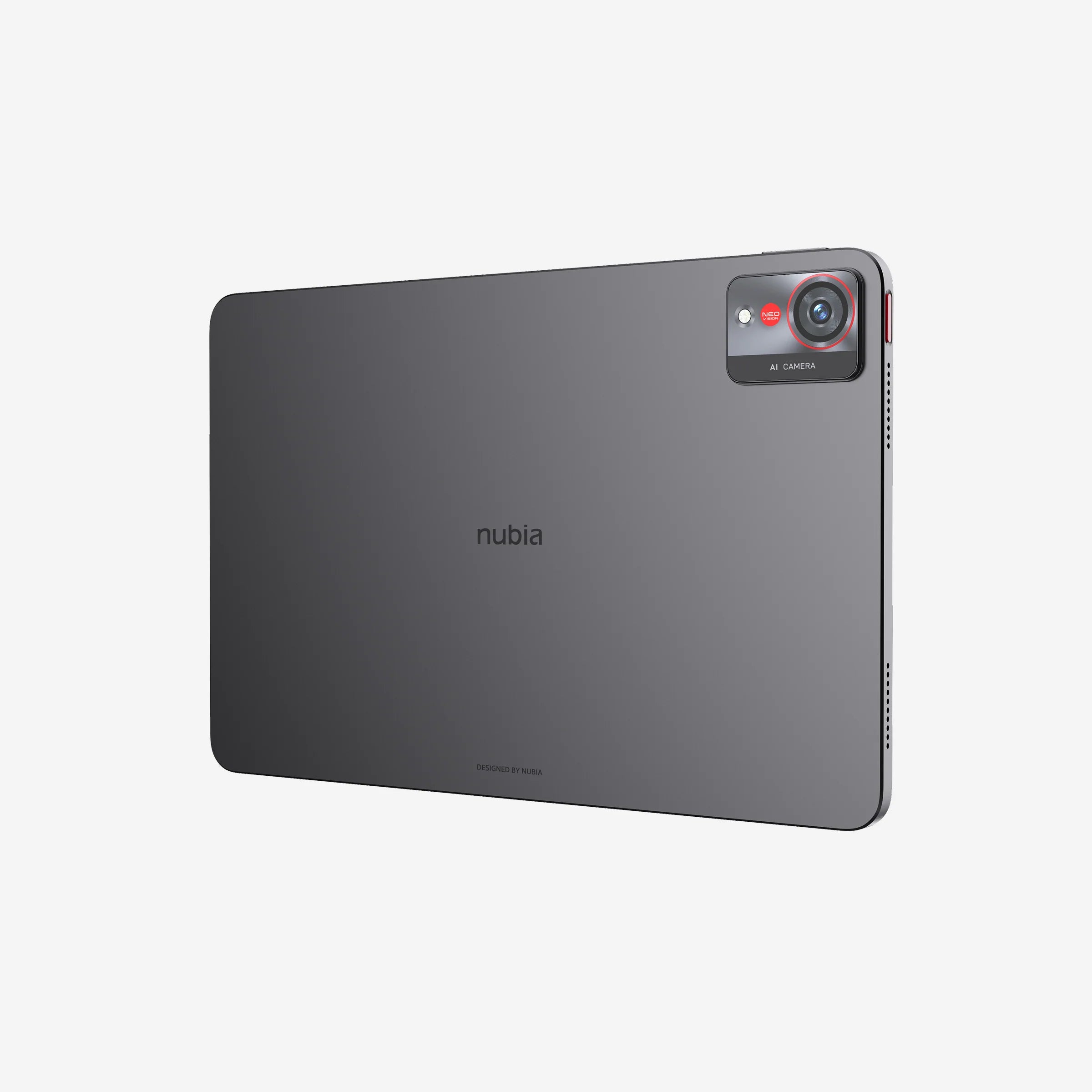 Black ZTE Nubia Pad Pro tablet with 10.9-inch display, showcasing sleek design and screen details.