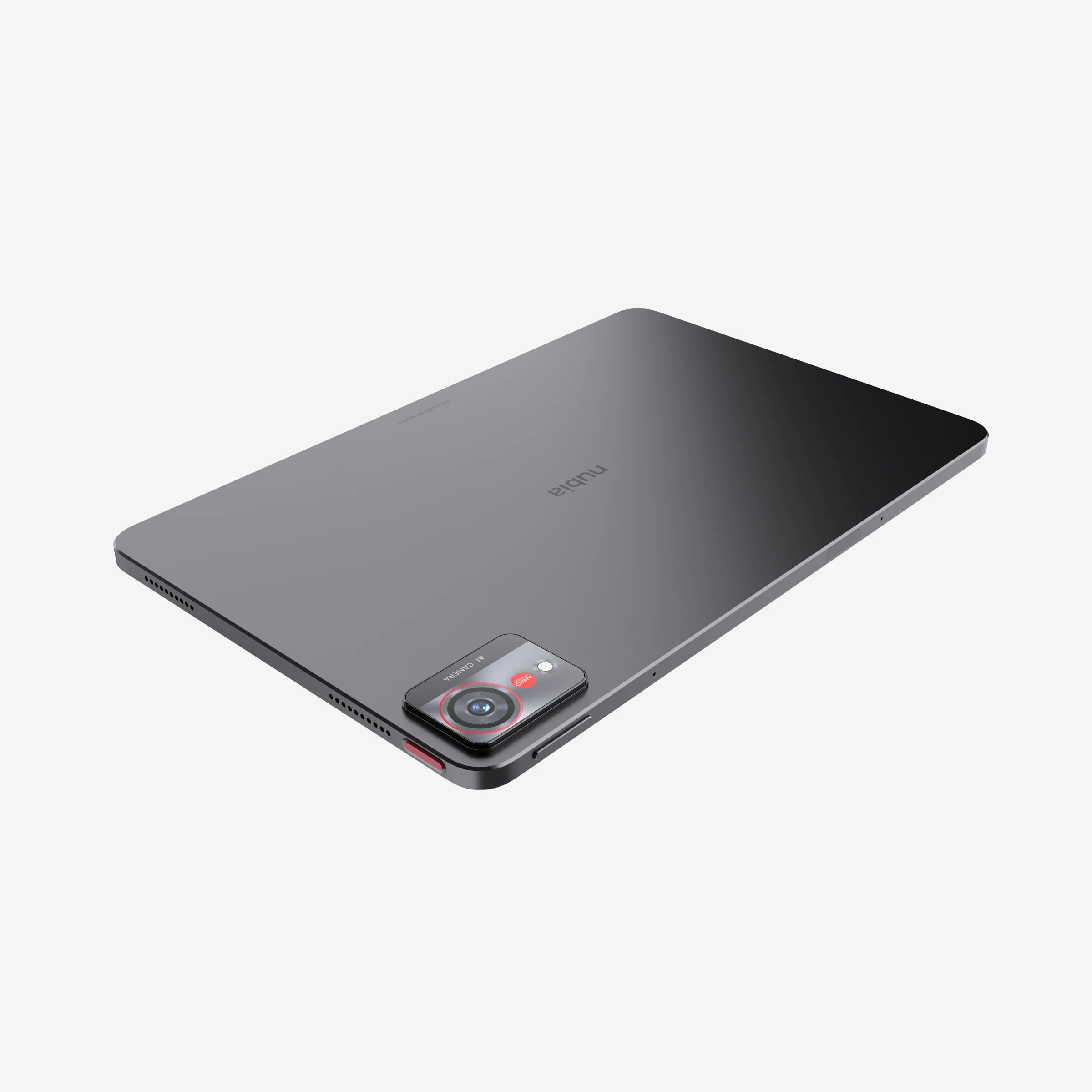 Black ZTE Nubia Pad Pro tablet with 10.9-inch display, 144Hz refresh rate, Snapdragon 8 Gen 3, and large 10100mAh battery.
