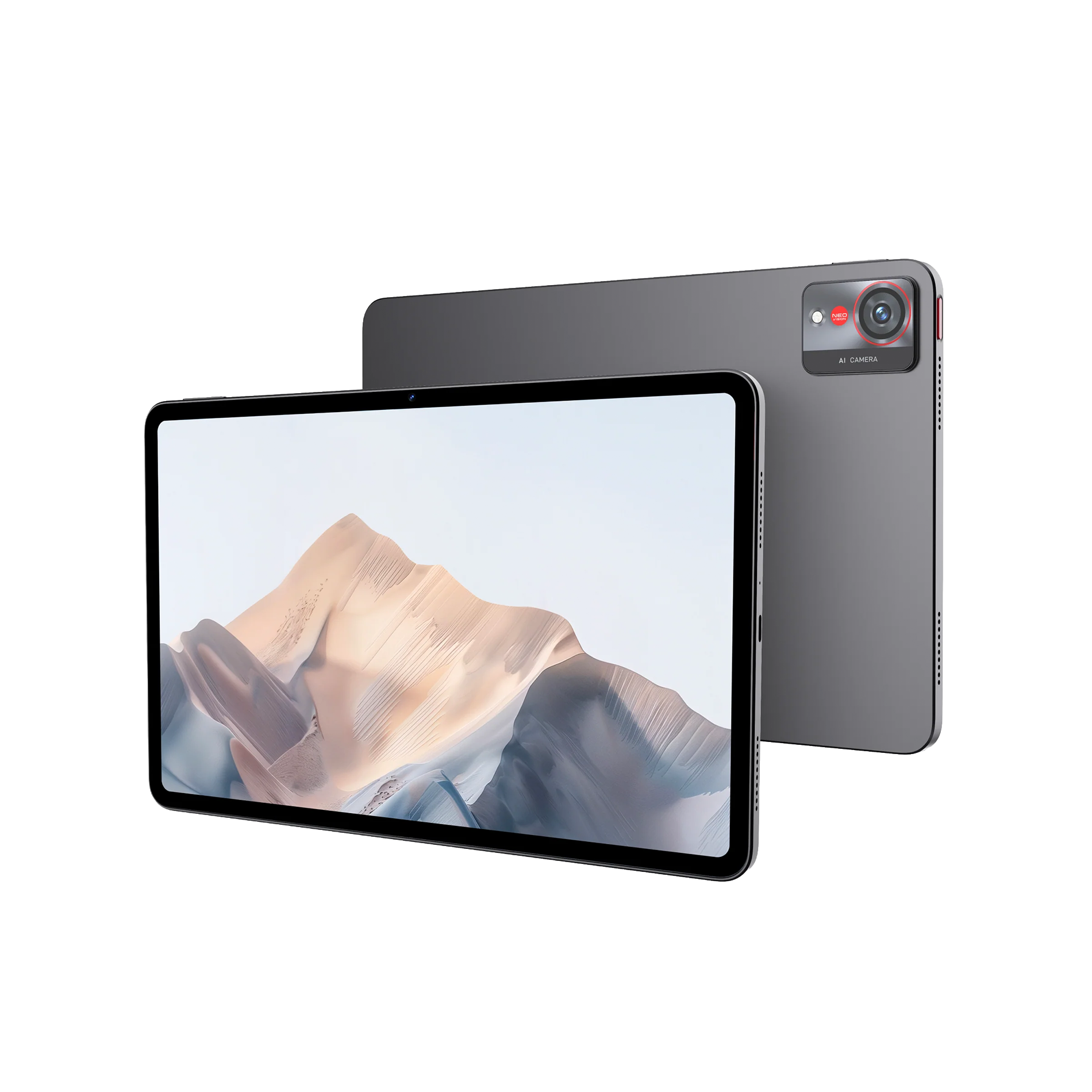 Black ZTE Nubia Pad Pro tablet with 10.9-inch display, Snapdragon 8 Gen 3, 144Hz refresh rate, and 10100mAh battery.