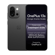OnePlus 13s 5G smartphone with 6.32-inch LTPO AMOLED display, triple camera, and 5850mAh battery.