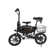 Porodo Lifestyle 350W Electric Bike Foldable with Baby Seat