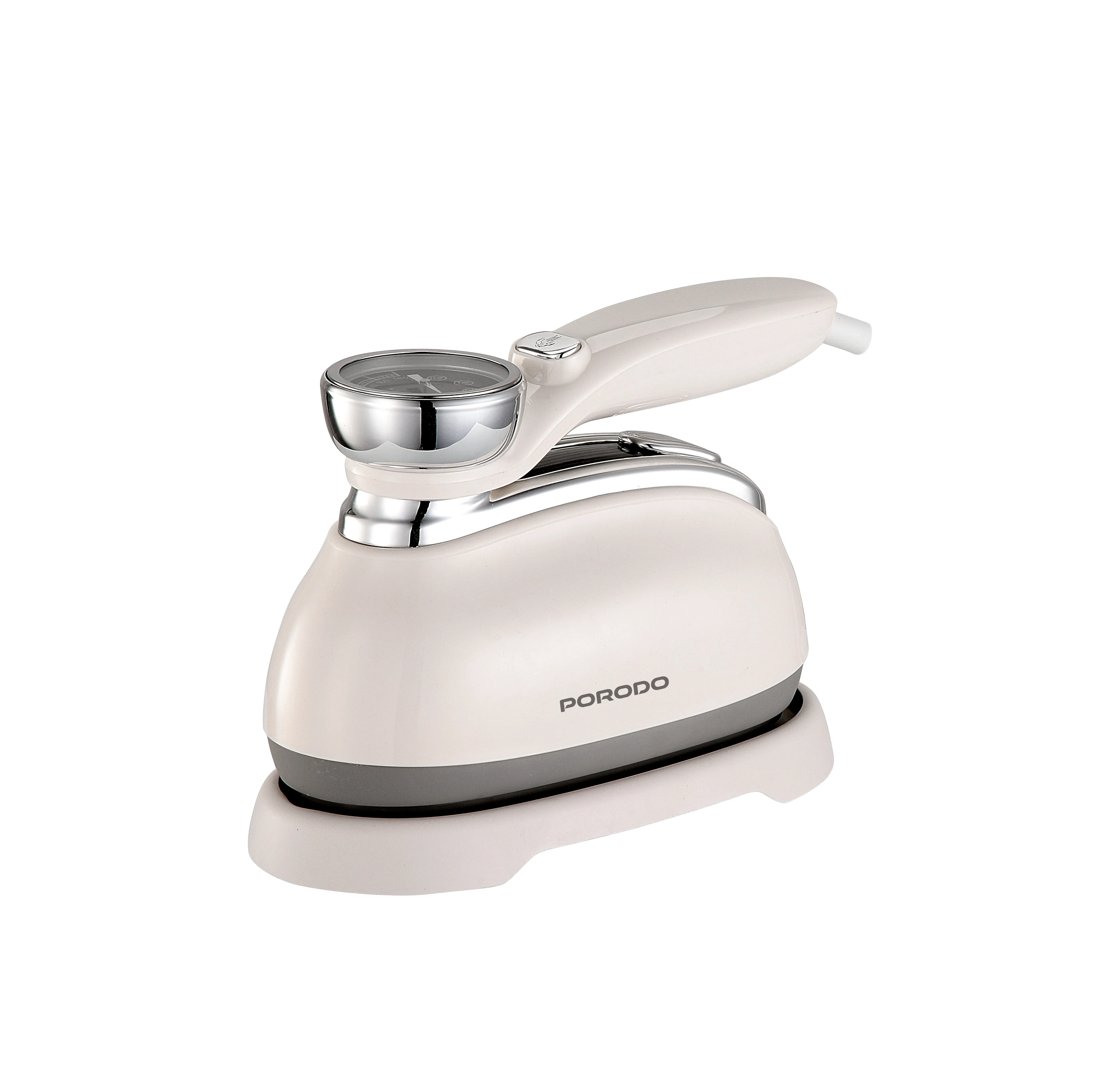 Porodo Lifestyle 1200W Vertical & Horizontal Steam Iron with 180° Rotatable Transparent 160ML Water Tank