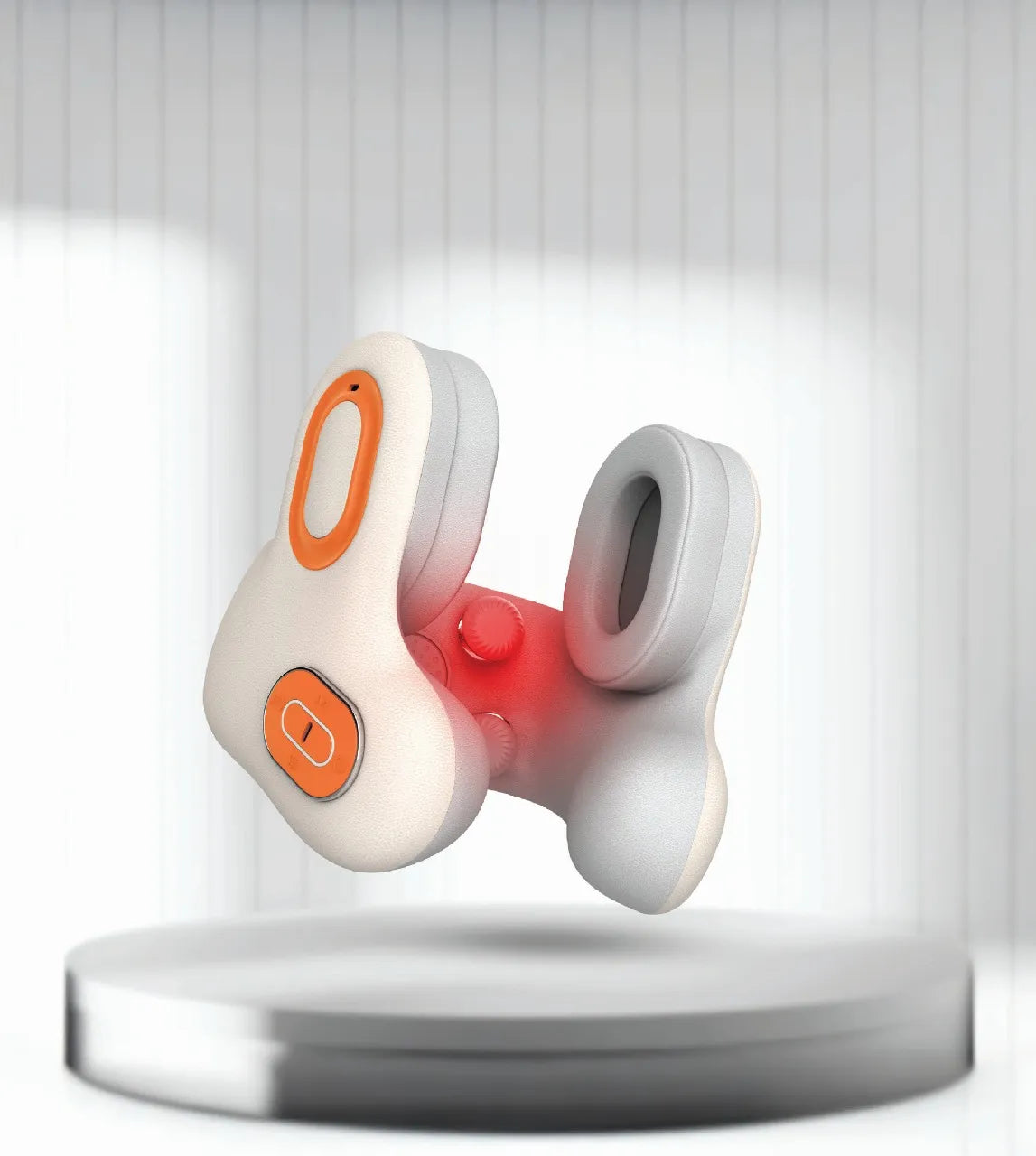 Porodo Lifestyle Zen Comfort Neck Pillow with 3D ANC Headphones - Khaki