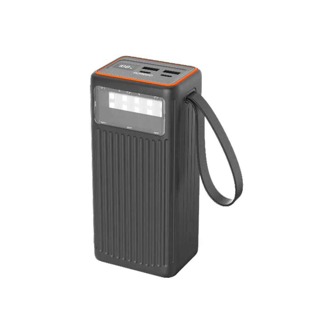 Porodo Pd65w Power Bank 40000mAh With Flashlight - Black