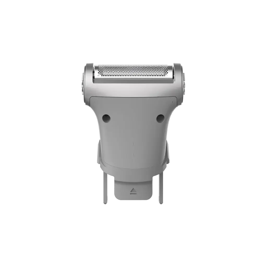 Porodo Lifestyle 14-in-1 trimming kit in silver showing multiple grooming attachments and ergonomic handle.