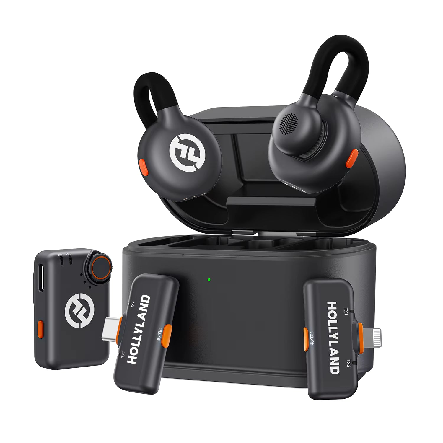 HollyLand Lark M2S Wireless Lavalier Ultimate Combo (Camera RX+USB-C RX+Lightning RX)