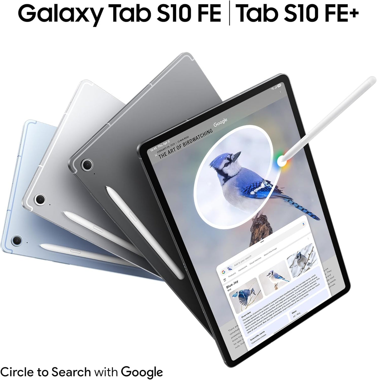 Samsung Galaxy Tab S10 FE+ 5G 13.1" IPS LCD, 90Hz, Exynos 1580 (4 nm), 13 MP, f/2.0 Camera, IP68, 10090mAh