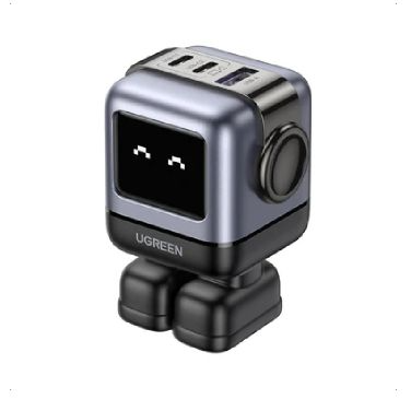 Ugreen Nexode RG 65W 3-Port Robot Gan Fast Charger - Black