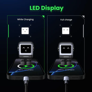 Ugreen Nexode RG 65W 3-Port Robot Gan Fast Charger - Black