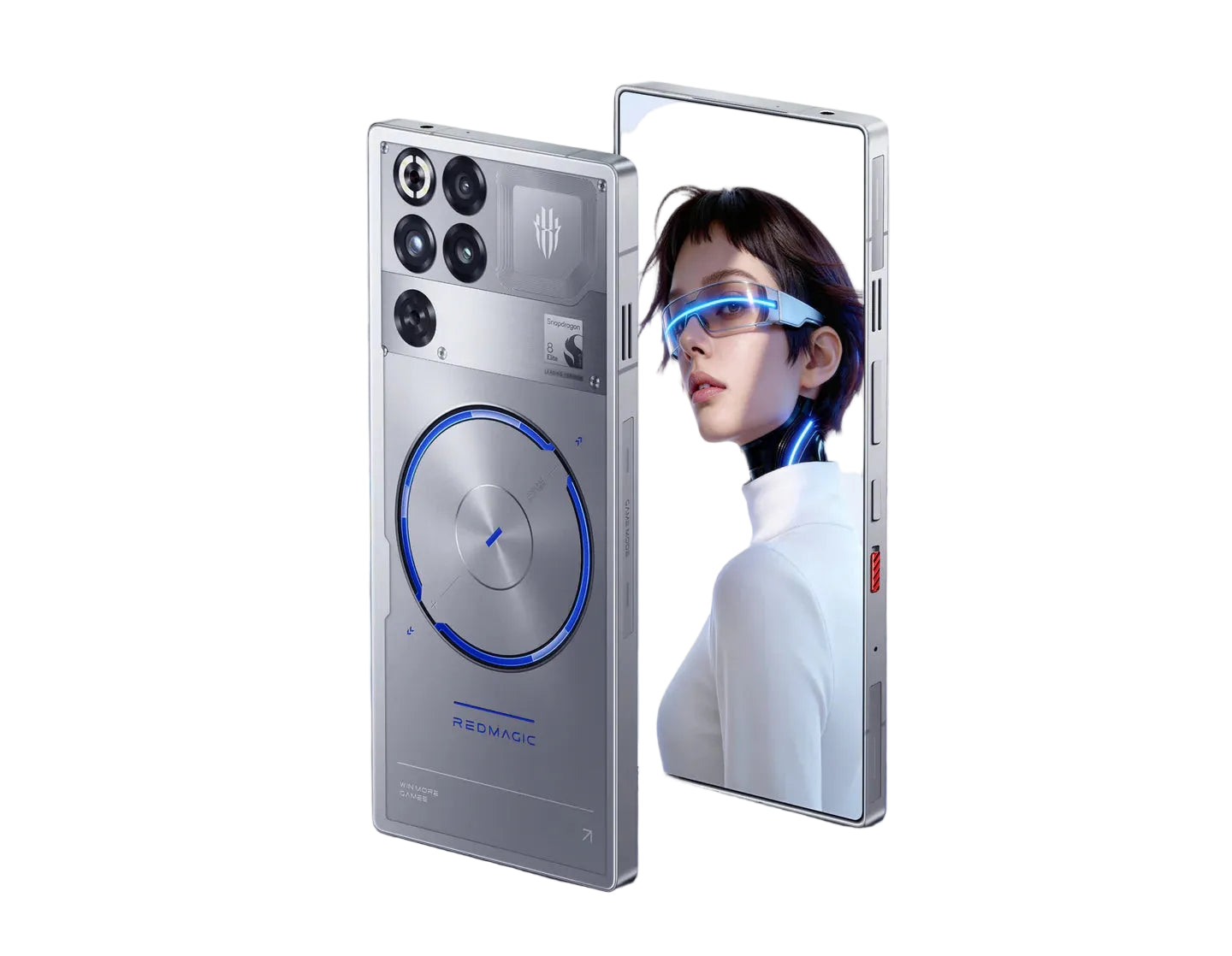 REDMAGIC 11S Pro 5G, 6.85" AMOLED 144Hz, Snapdragon 8 Elite Gen 5, 50MP + 50MP + 2MP Camera, 16MP Selfie Camera, 7500mAh Battery, 80W Fast Charging, Android 16, Bluetooth 5.4, IPX8