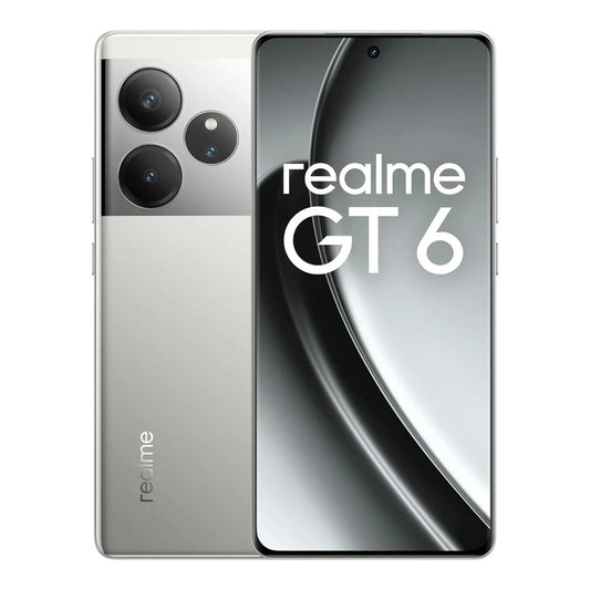 Realme GT6 5G 6.78" LTPO AMOLED, 120Hz, Snapdragon 8s Gen 3 (4 nm), IP65, 50MP, f/1.7 Camera, 120W Super Fast Charging