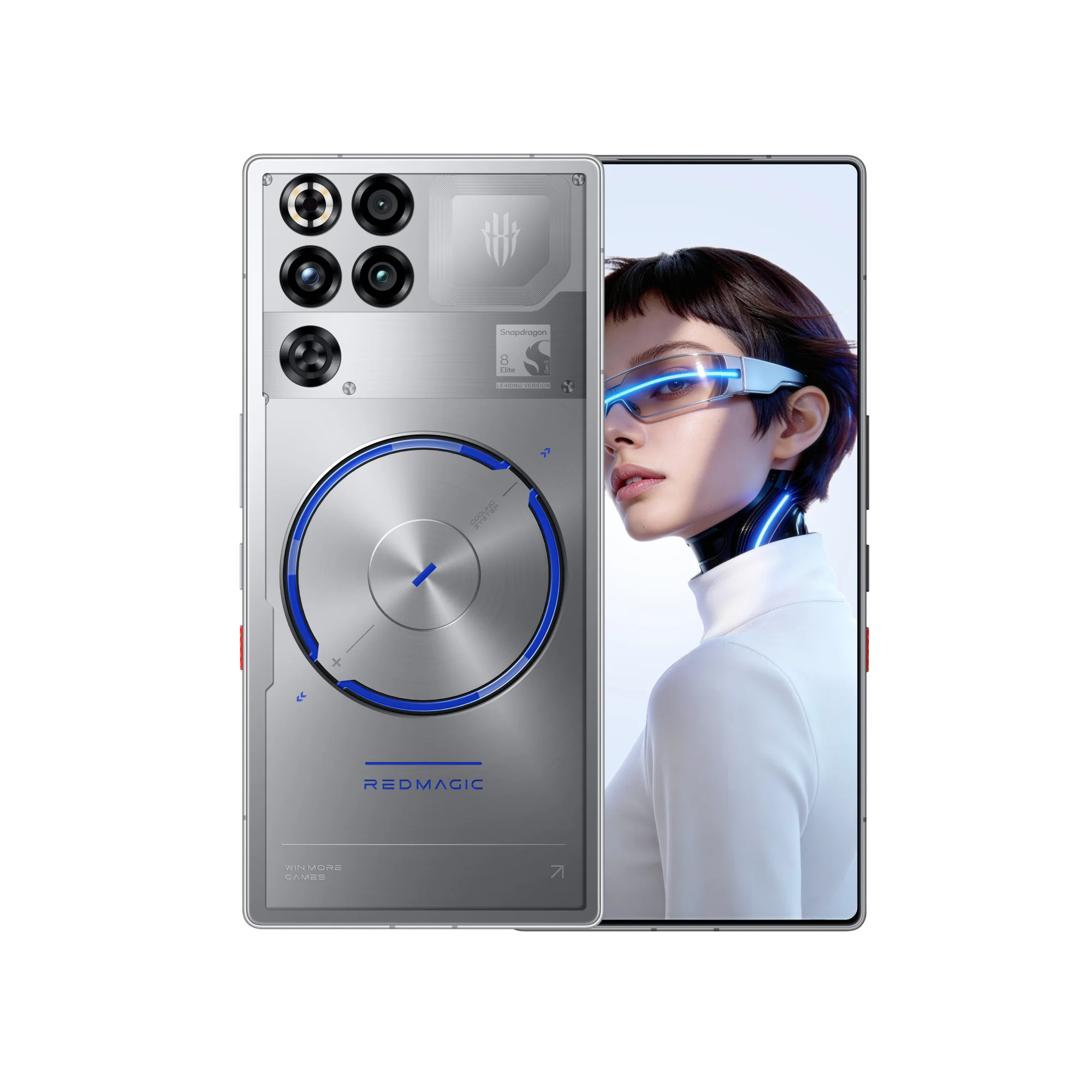 REDMAGIC 11S Pro 5G, 6.85" AMOLED 144Hz, Snapdragon 8 Elite Gen 5, 50MP + 50MP + 2MP Camera, 16MP Selfie Camera, 7500mAh Battery, 80W Fast Charging, Android 16, Bluetooth 5.4, IPX8