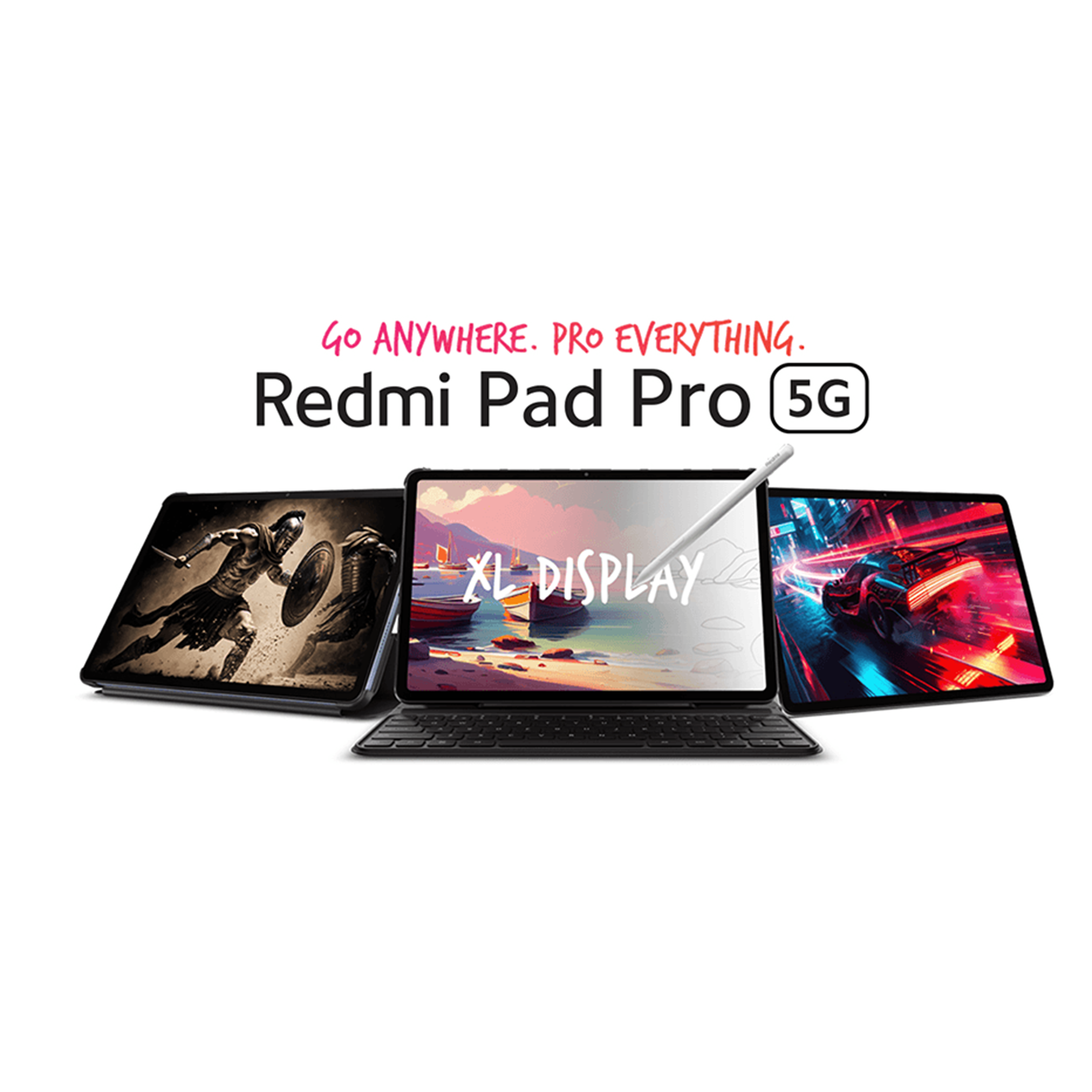 Xiaomi Redmi Pad Pro 5G 12.1" IPS LCD, 68B colors, 120Hz, Dolby Vision, Snapdragon 7s Gen 2 (4 nm, 10000mAh Battery