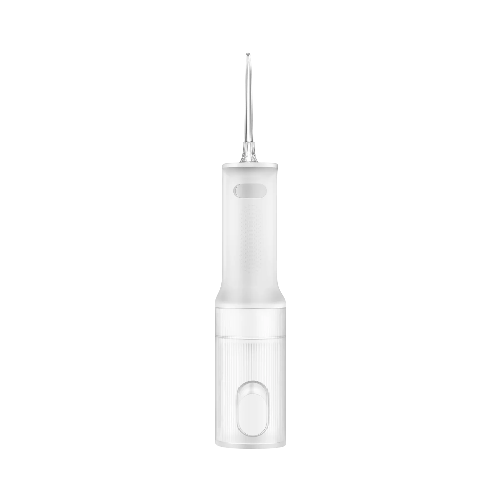 Xiaomi Water Flosser 2 in black with water stream and nozzle, compact oral hygiene device for effective dental cleaning.