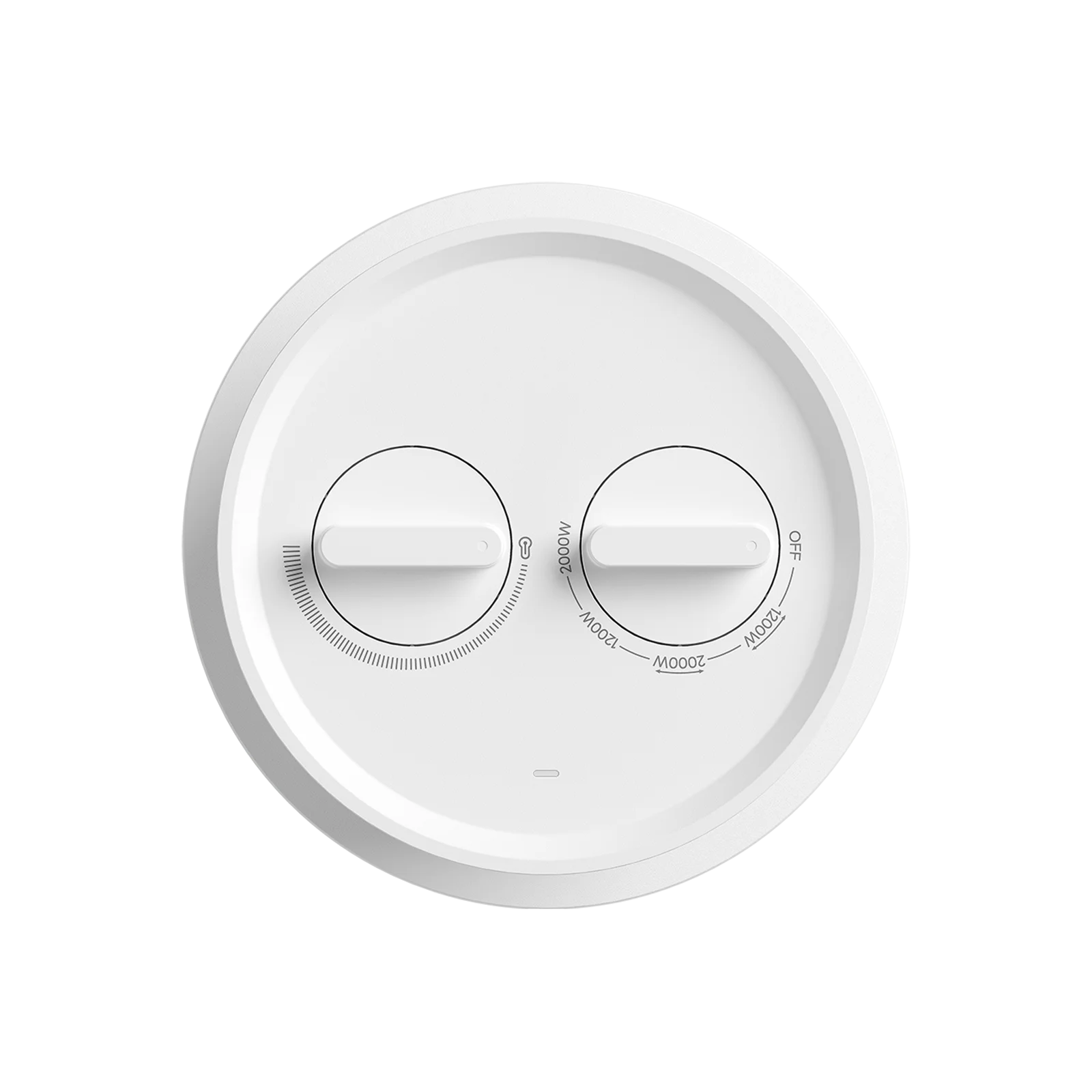 Xiaomi 2,000W white space heater with built-in PTC ceramic for efficient heating in a modern design.