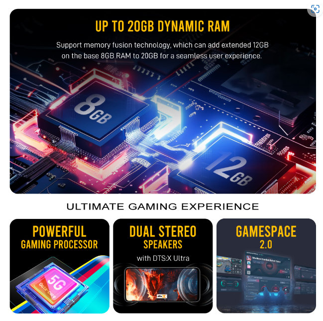 ZTE nubia Neo 2 - 6.72 inches - Unisoc T820 (6 nm) - 6000 mAh - 33W wired - Android 14 - Dual SIM