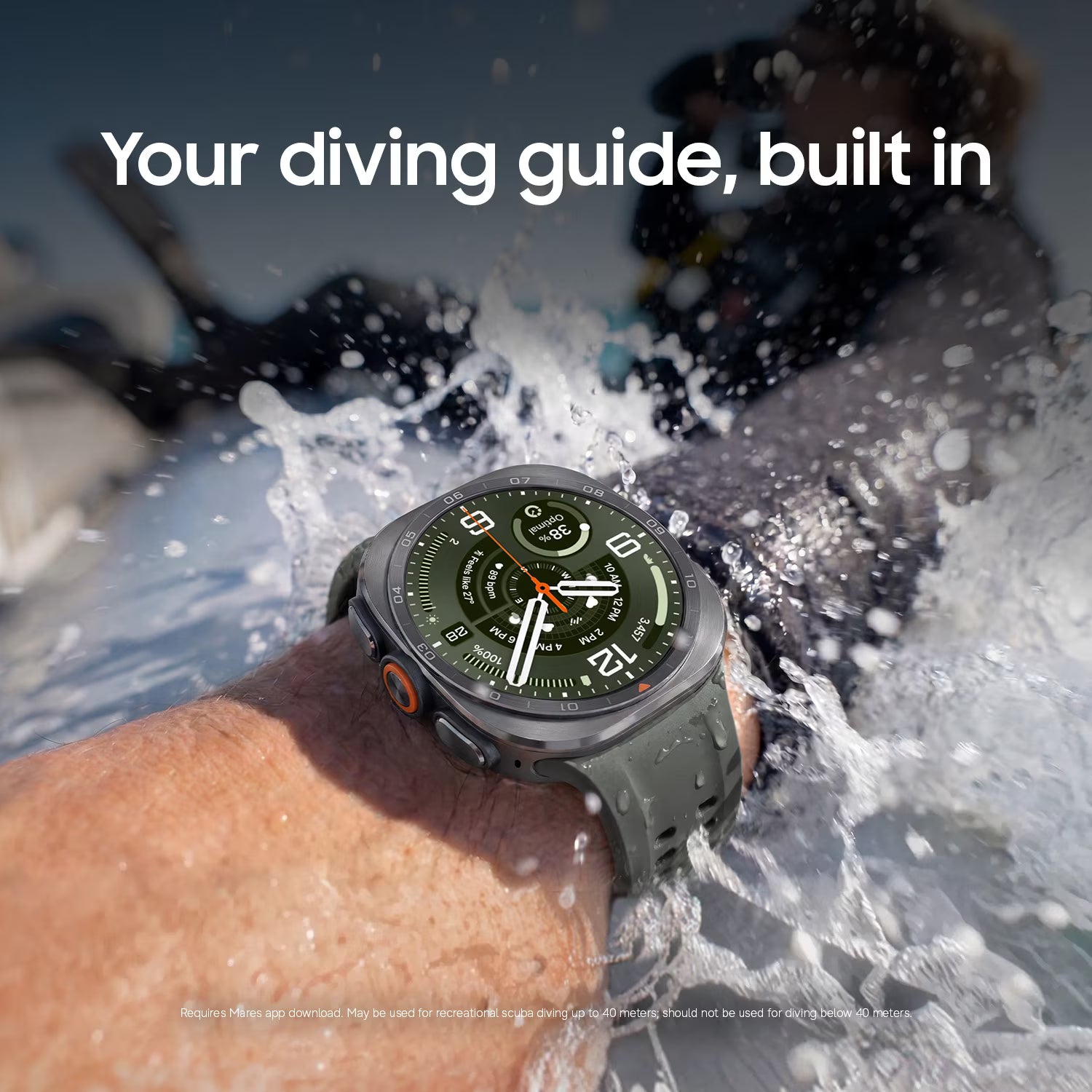 Samsung Galaxy Watch Ultra 2 47mm Smartwatch, AMOLED Display, Titanium Design, Built-in GPS, Bluetooth Calling, Advanced Health & Fitness Tracking, Water Resistant, Long-Lasting Battery