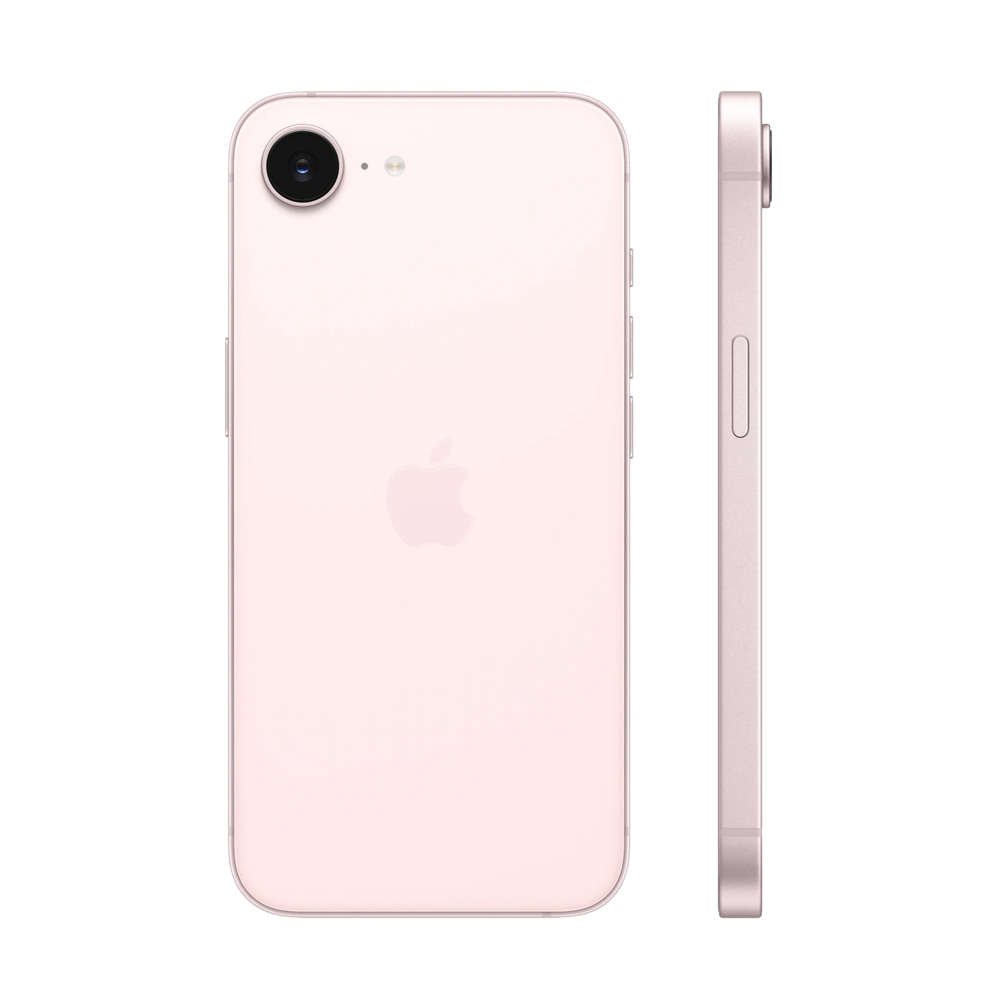 Apple iPhone 17e smartphone with 6.1-inch Super Retina XDR OLED display, 48MP camera, IP68, and 4005mAh battery.