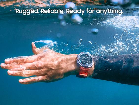 Galaxy Watch Ultra, Always-on display,  47 mm, 590mAh, Super AMOLED, Android Wear OS 5, 100m water resistant (up to 10 min)