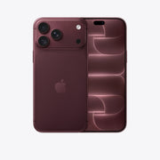 Apple iPhone 18 Pro Max smartphone with burgundy finish, 6.9" Super Retina XDR OLED display and triple 48 MP camera
