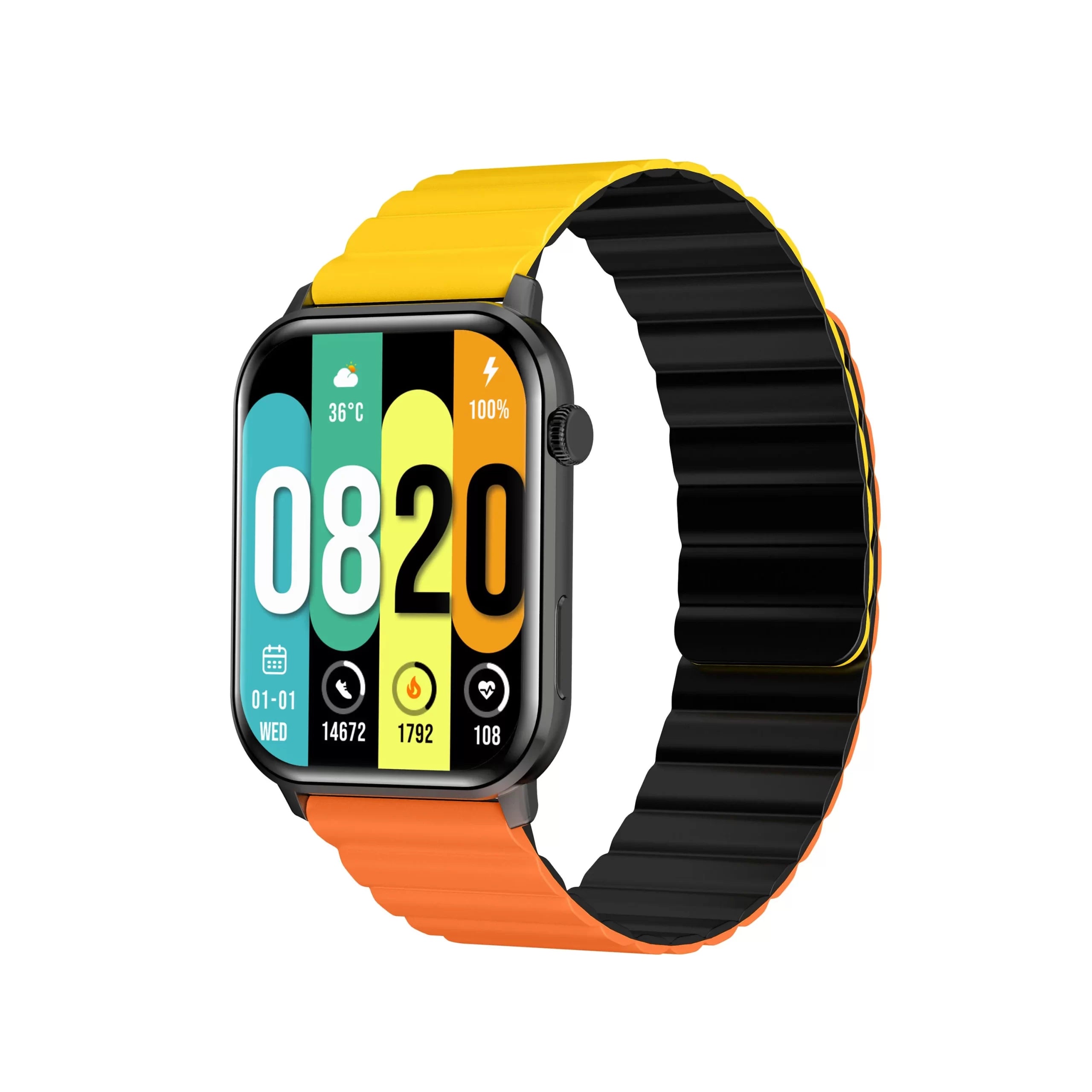 Kieslect Calling Watch Ks 1.78” AMOLED Display, Always-on-Display, IP68 Waterproof, 100 Sports Modes