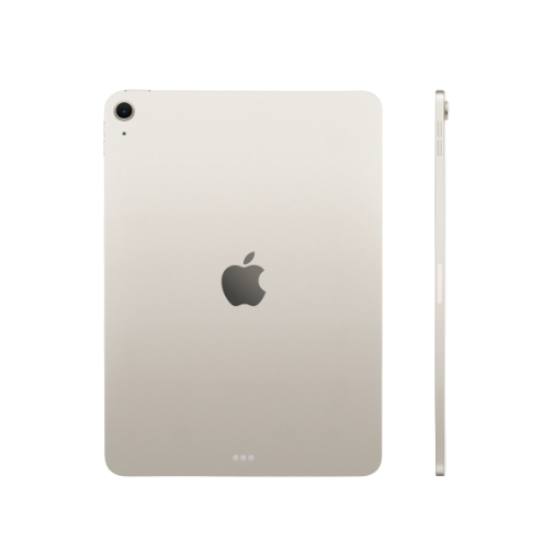 Apple iPad Air 11-inch M3 tablet with Liquid Retina display, front and back cameras, Touch ID, Wi-Fi 6E, in landscape mode