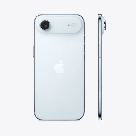 Apple iPhone 17 Air, "6.3″", Super Retina XDR OLED, Apple A19 (3 nm), 48 MP Dual Fusion (Main + Ultra Wide), iOS 26, Face ID & Center Stage (18 MP), Ceramic Shield 2 glass, N1 Networking Chip